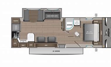 2024 JAYCO JAY FLIGHT 265RLSW, , floor-plans-day image number 0